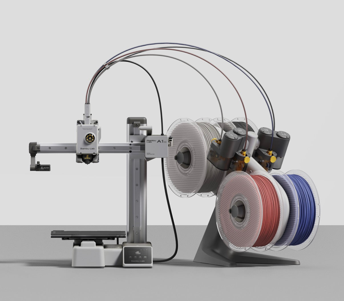 A1 mini z ams 720h bez filamentu plus awaria mała